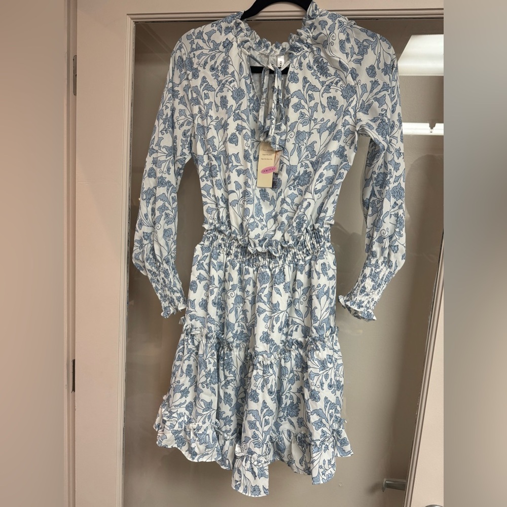 NWT Dokotoo Women's Floral Summer Dress with Drawstrings Size S